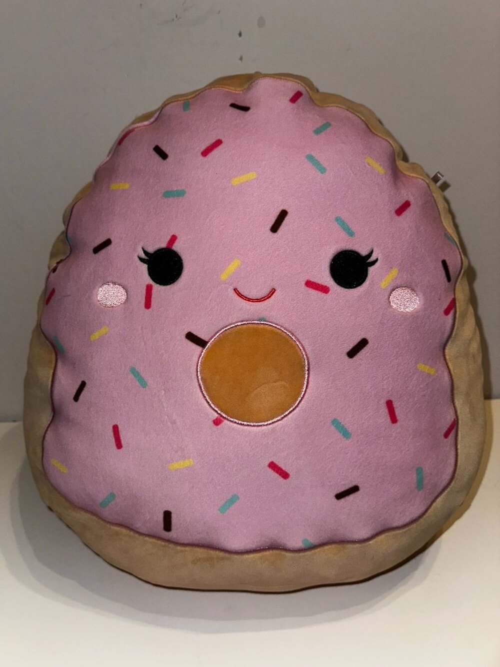 Squishmallows Original 14" Dabria Pink Donut w/Sprinkles Official Jazwares